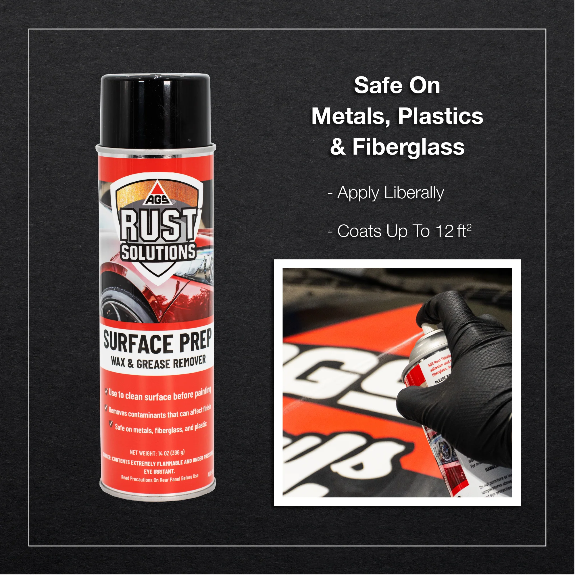 Surface Prep Wax & Grease Remover, 14oz. - Image 6