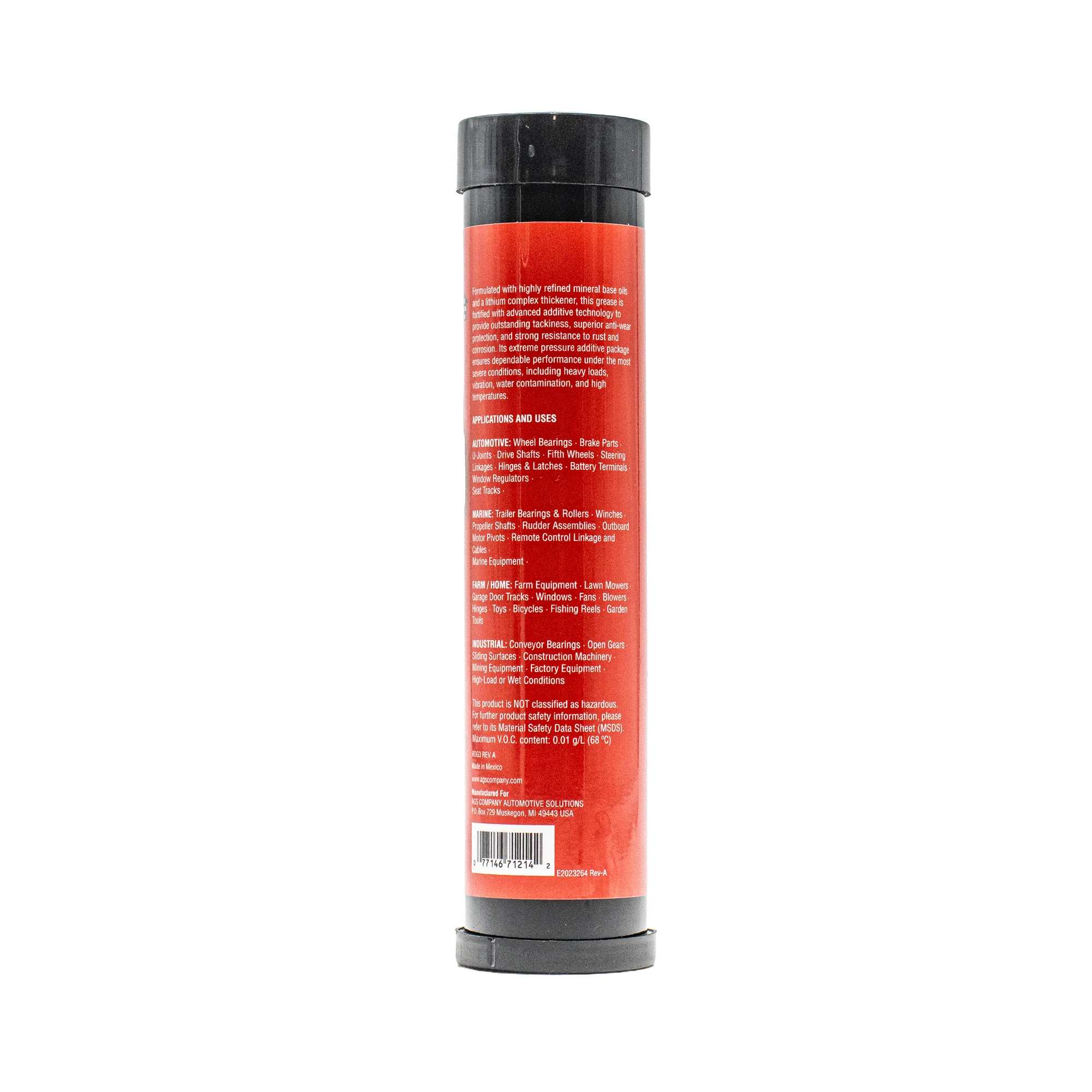 Red Grease, Tube, 3 oz, 3p - Image 3