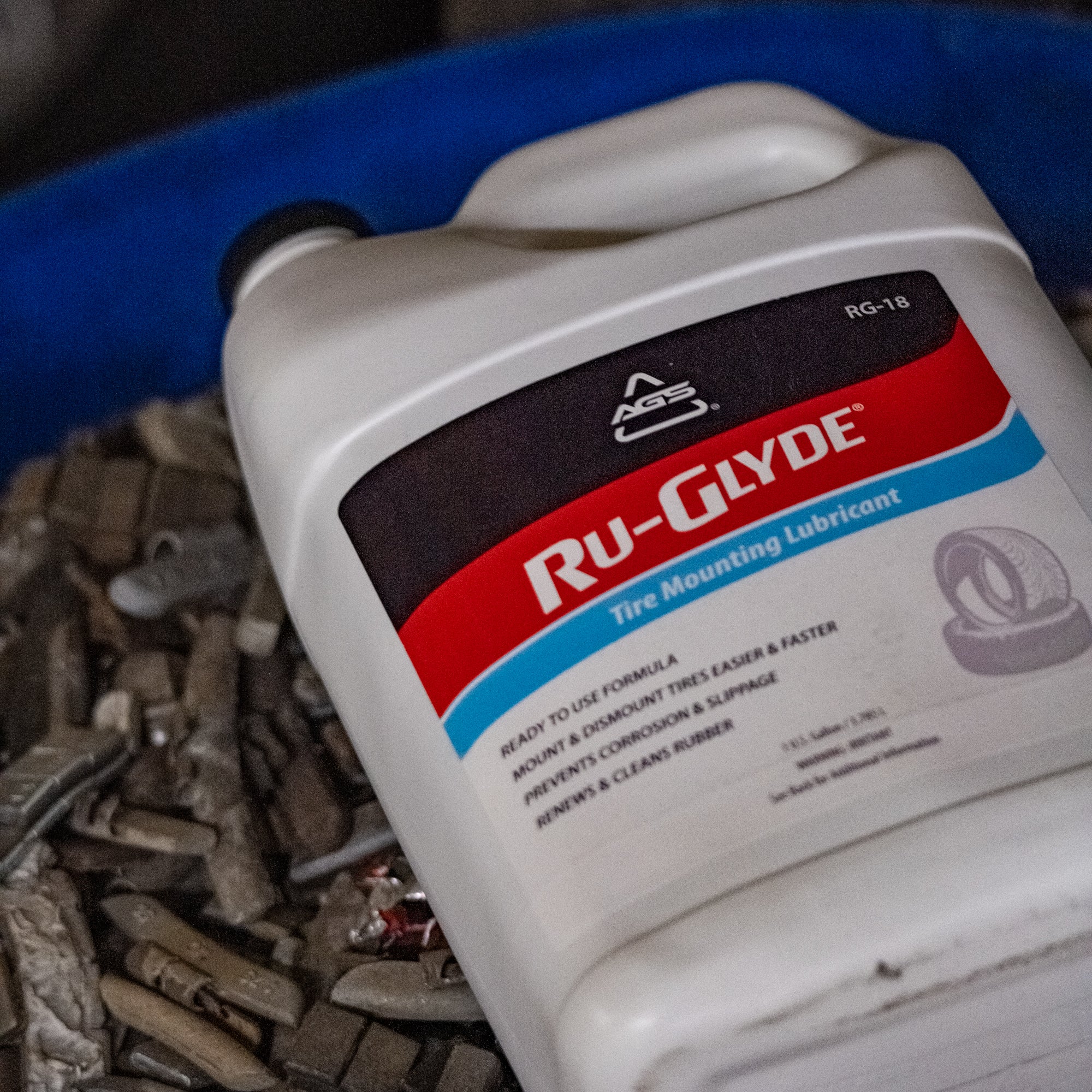 Ru-Glyde Tire Mounting and Rubber Lubricant, Bottle, 1 gal - Image 4