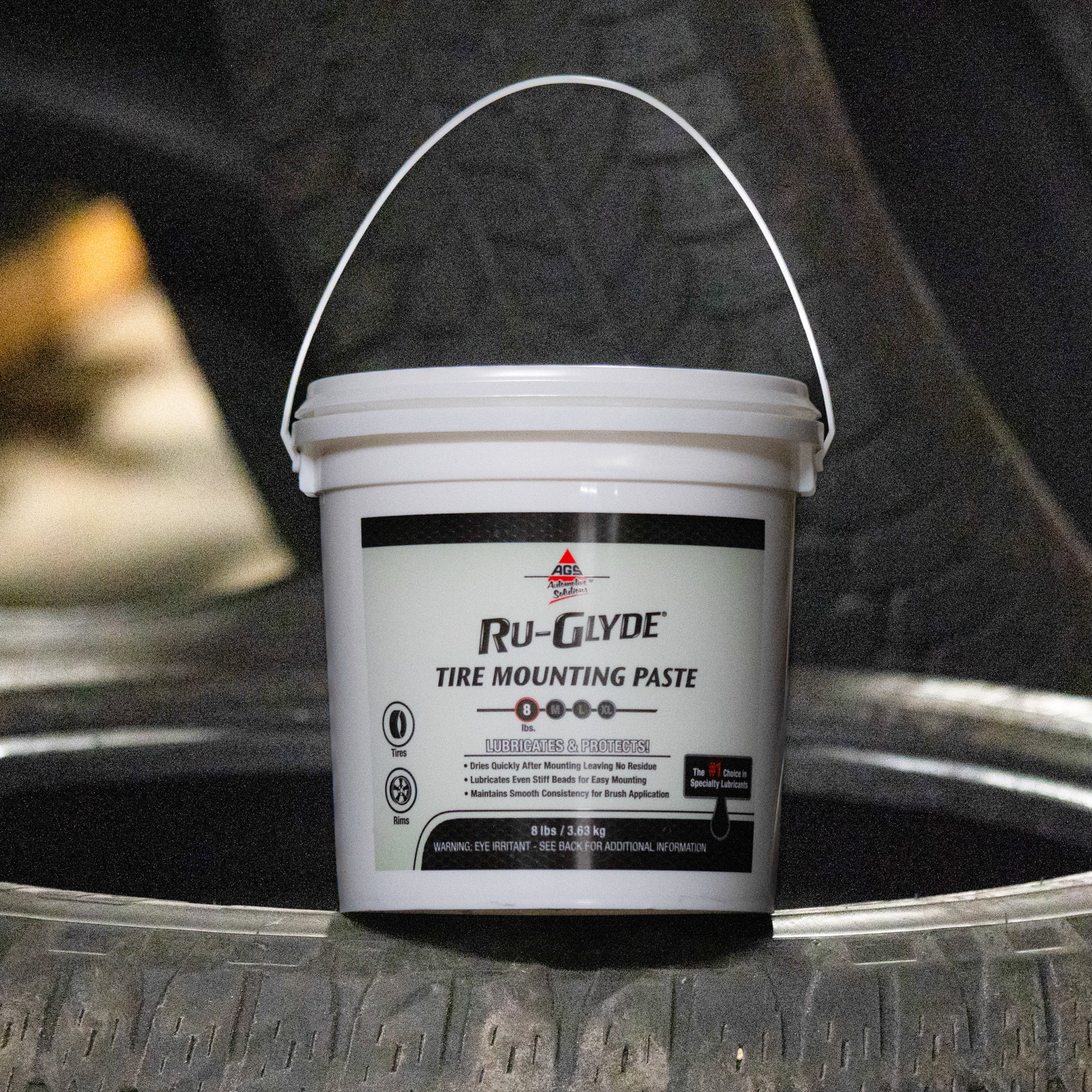Ru-Glyde Tire Mounting Paste, Pail, 8 lb - Image 7