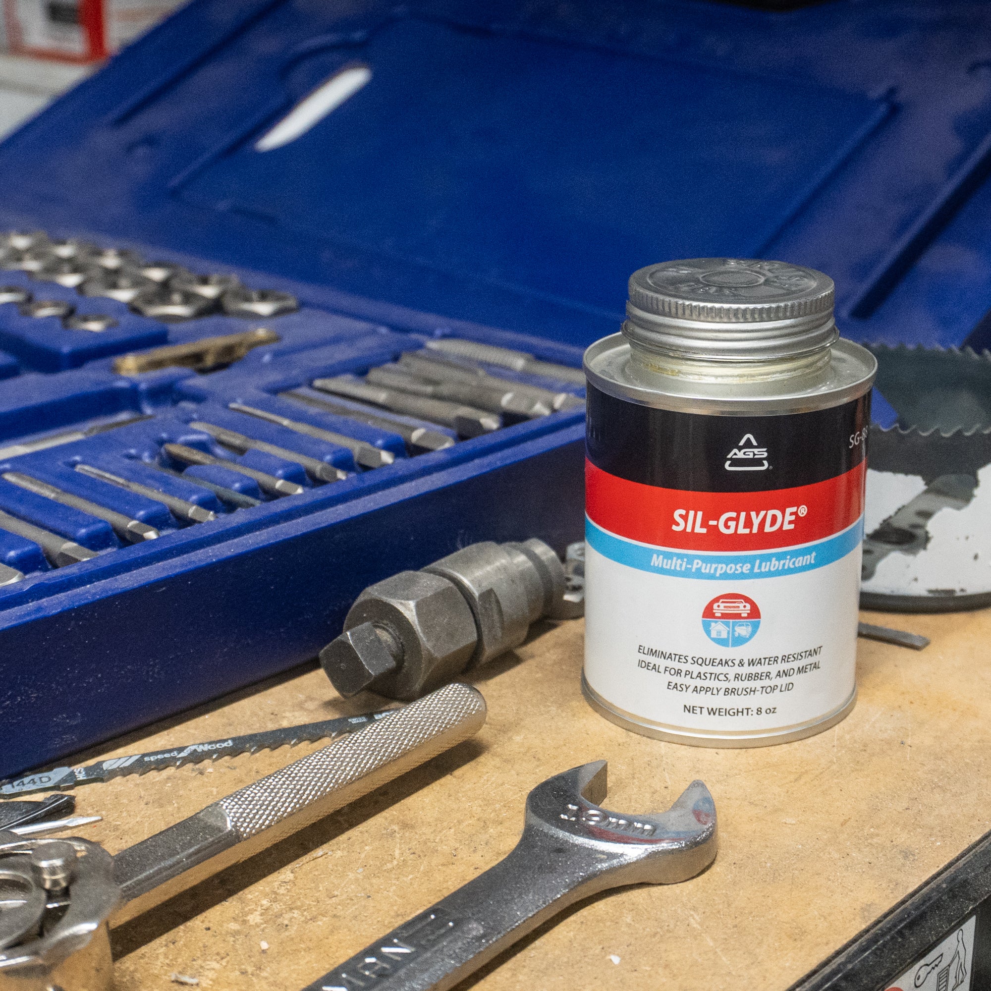 Sil-Glyde General Purpose Lubricant - 8oz Brush Top - Image 8