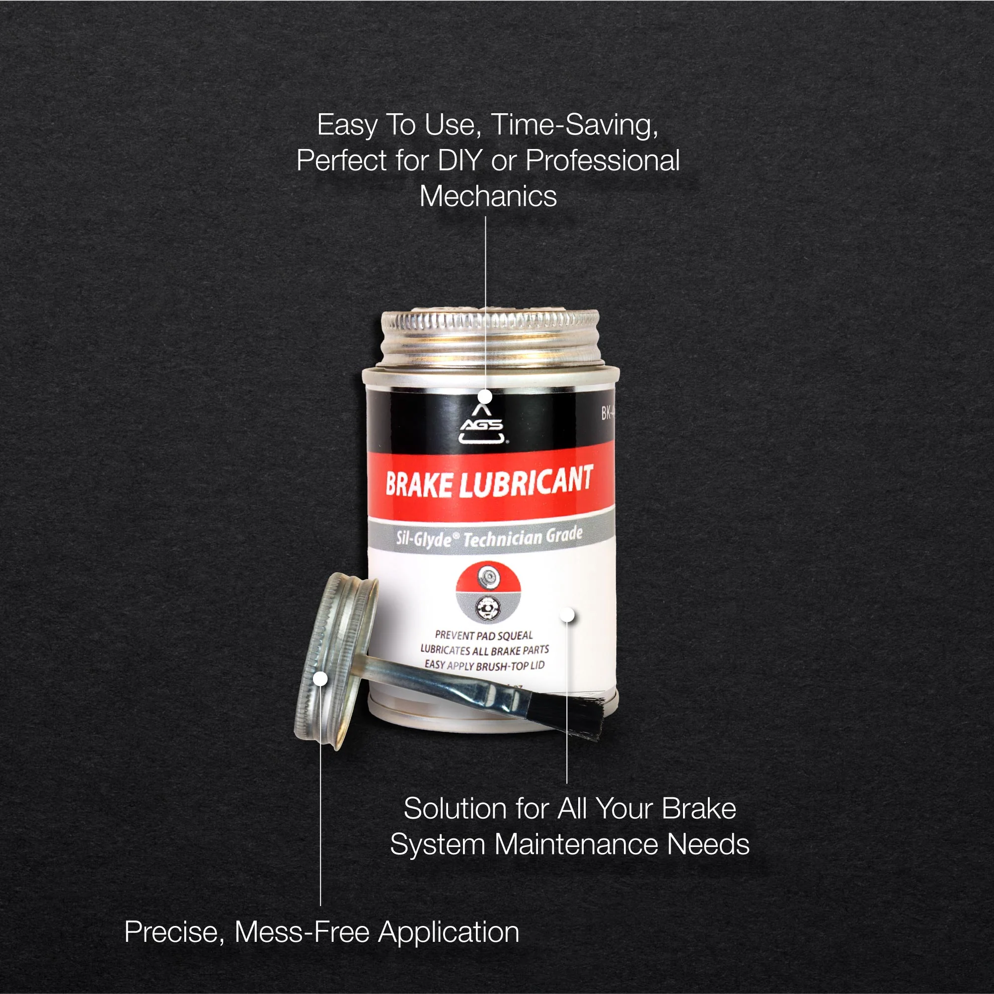 Sil-Glyde Technician Grade - 4oz Brush Top - Image 4