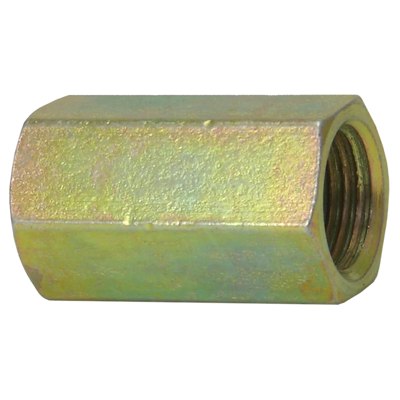 Steel Brake Line Union, 3/16" (M10x1.0 Bubble)