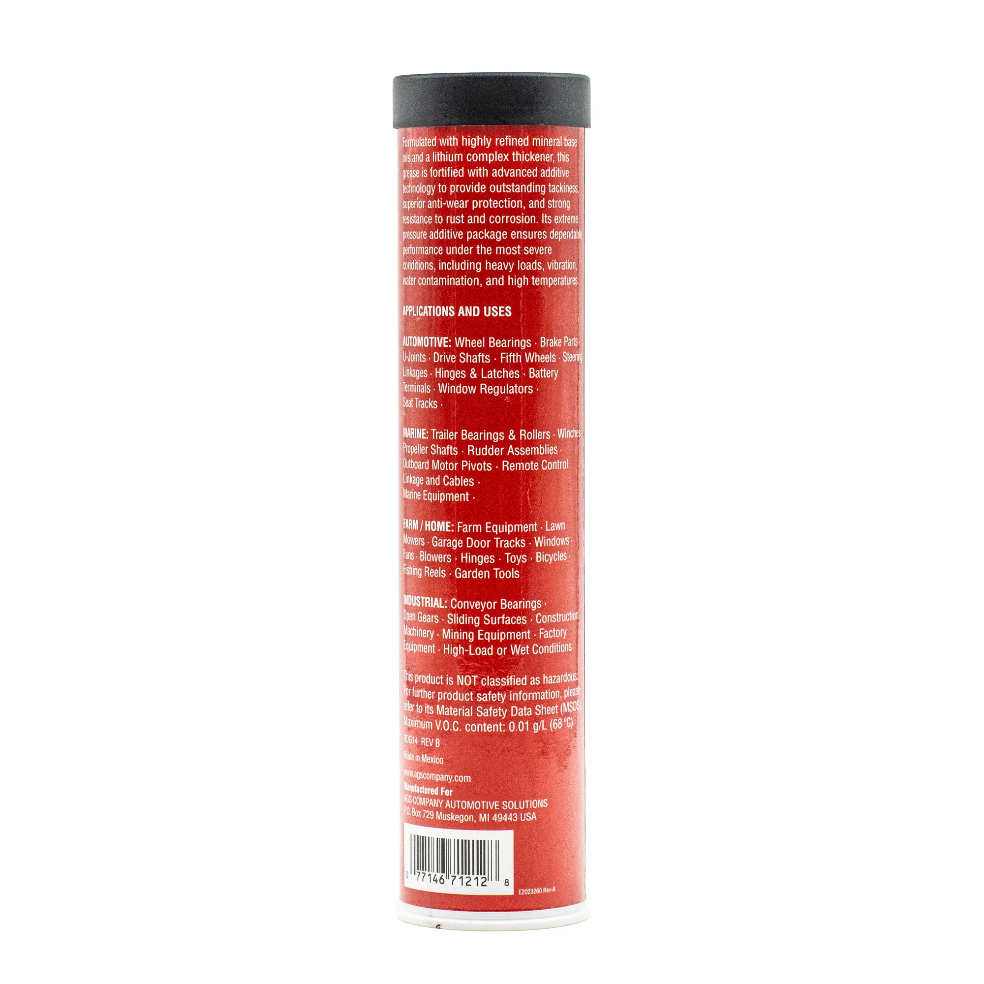Sticky Red Grease, Cartridge, 14 oz - Image 2