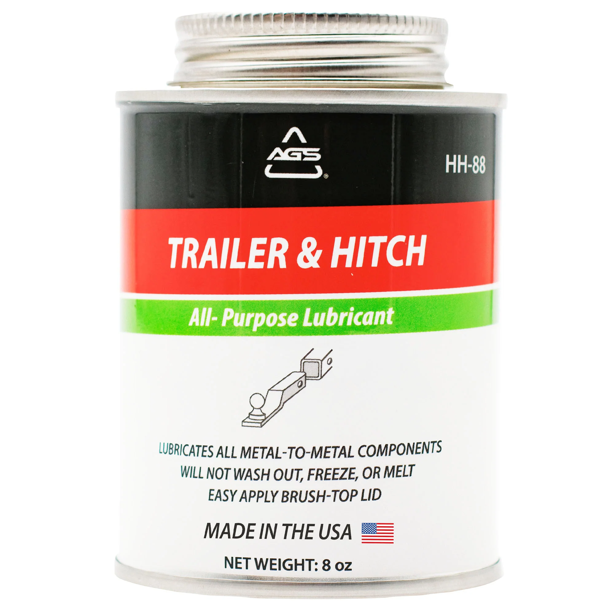 Trailer & Hitch Lubricant - 8oz Brush Top Can