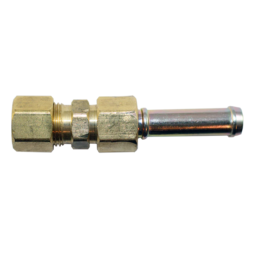 Transmission Line Adapter - 5/16" Steel Compression to 5/16" Rubber - 1 per Bag