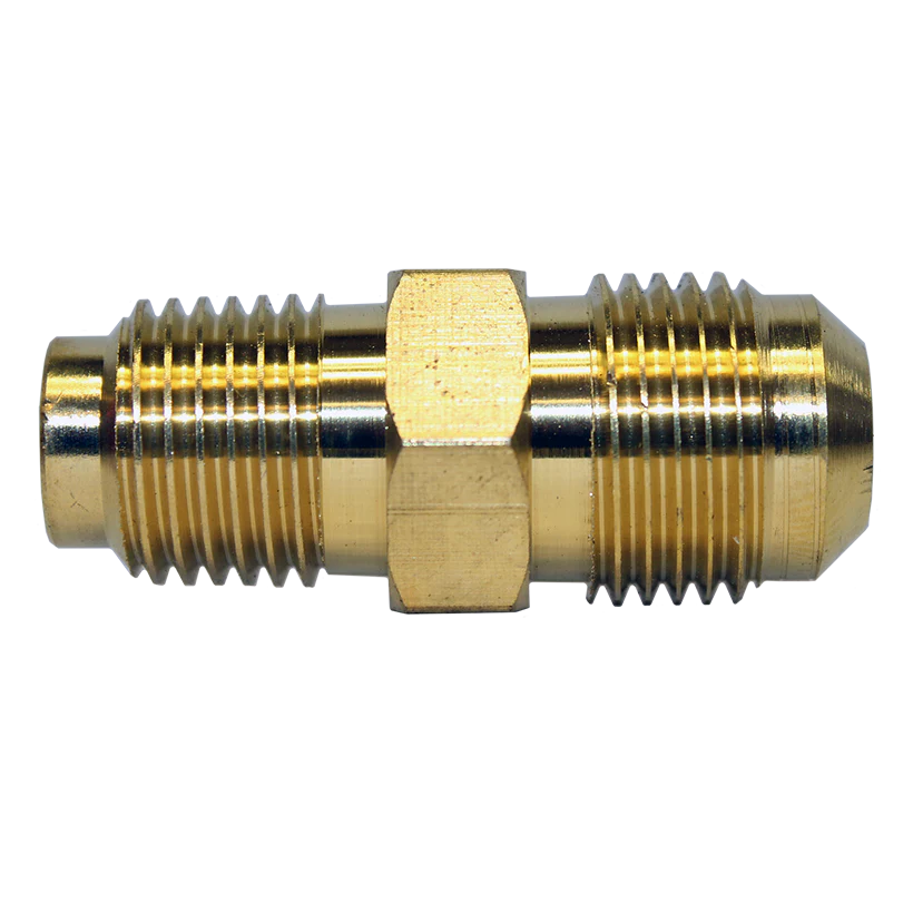 Transmission Line Connector - 3/8 x 1/4 NPT x 5/8-18 - Dodge 2003-1990