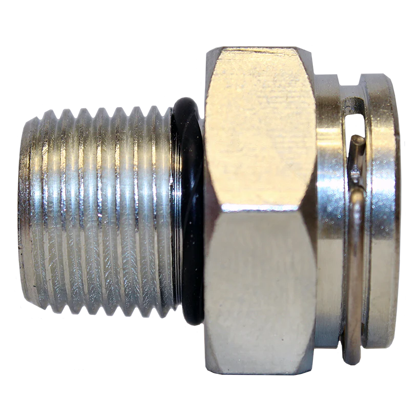 Transmission Line Connector 3/8" x 3/8-18 Chevrolet 2002-1988, GMC 2002-1988