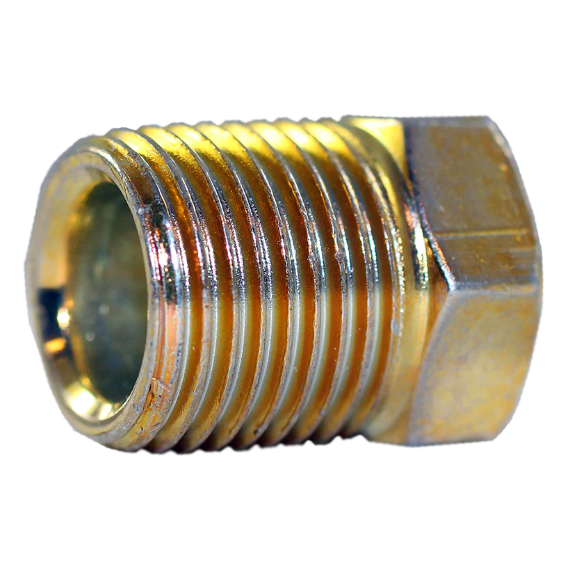 Transmission Line Tube Nut - 3/8" x 5/8-18 Inverted Flare - 4 per Bag