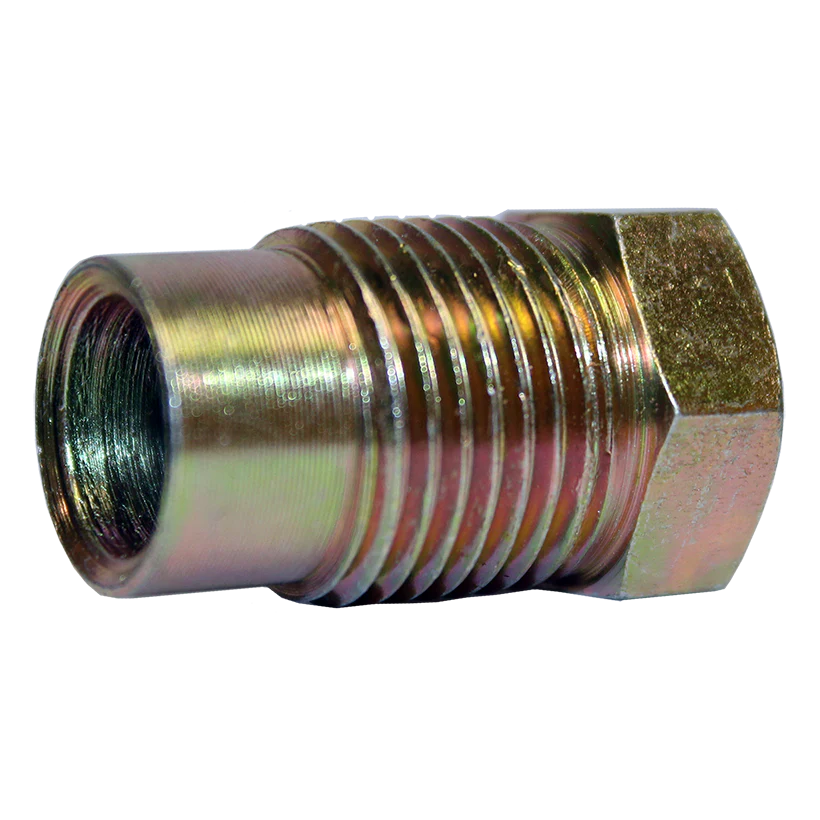 Transmission Line Tube Nut - 3/8" x 5/8-18 Inverted Flare Long - 2 per Bag