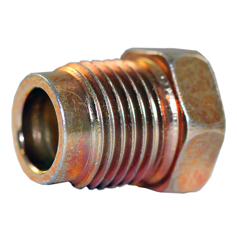 Transmission Line Tube Nut - 3/8" x M16 x 1.5 Bubble Flare - 4 per Bag
