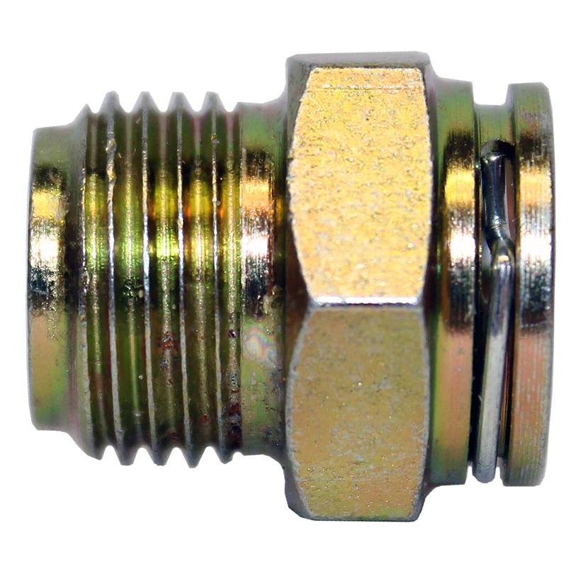 Transmission/Oil Cooler Line Connector - 3/8" x 5/8-18 - GM 2006-1996 - 1 per Bag