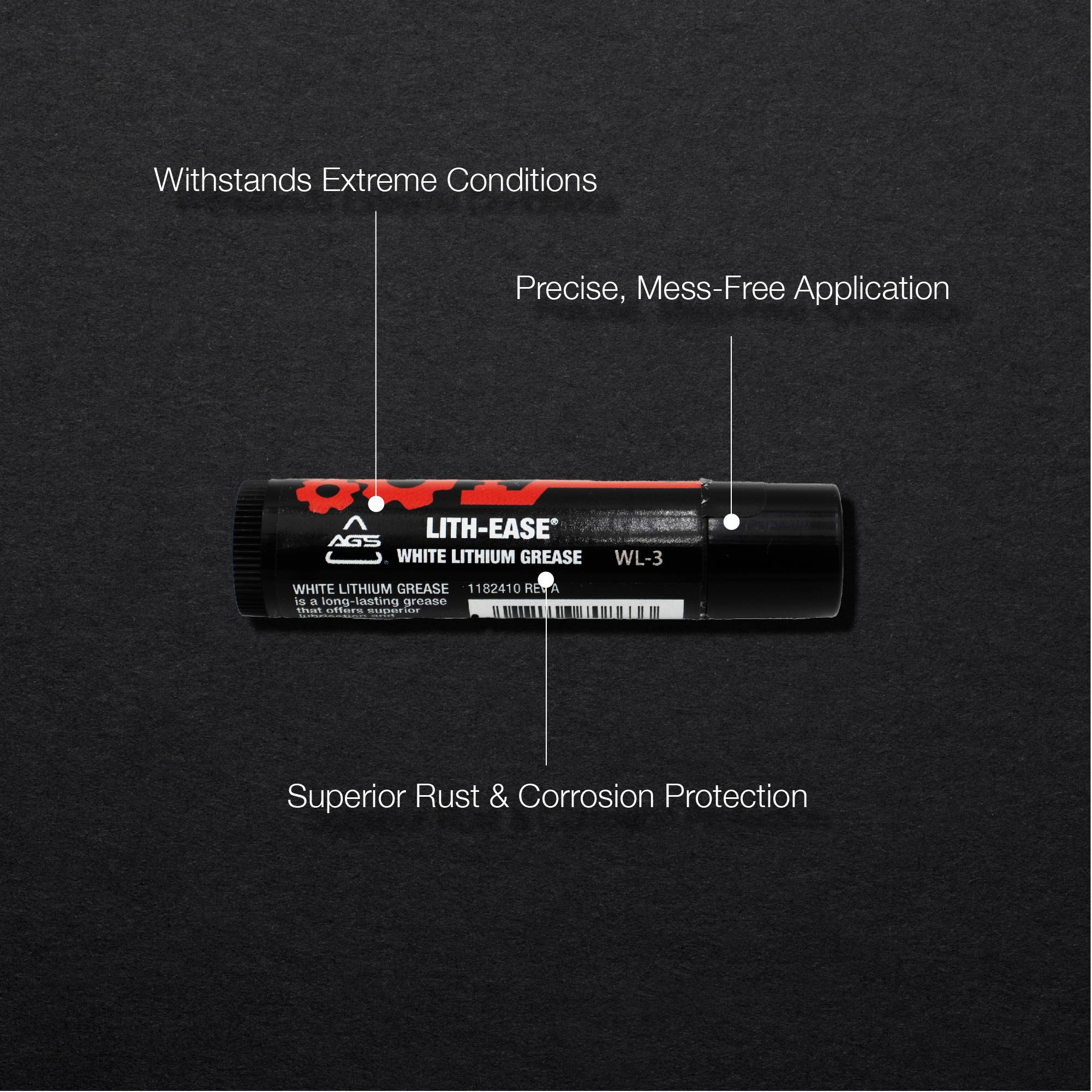 White Lithium Grease, .15 oz Plastic Tube. - Image 5