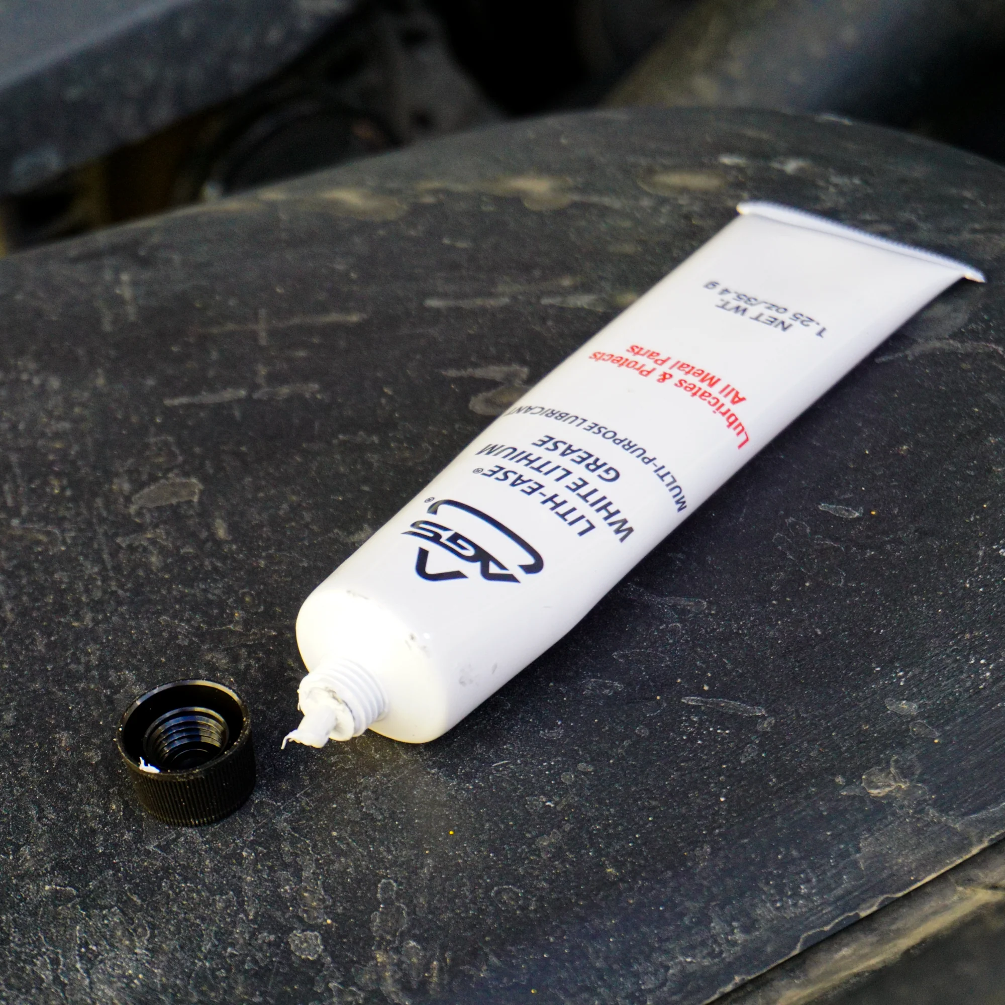 White Lithium Grease Tube - Image 5