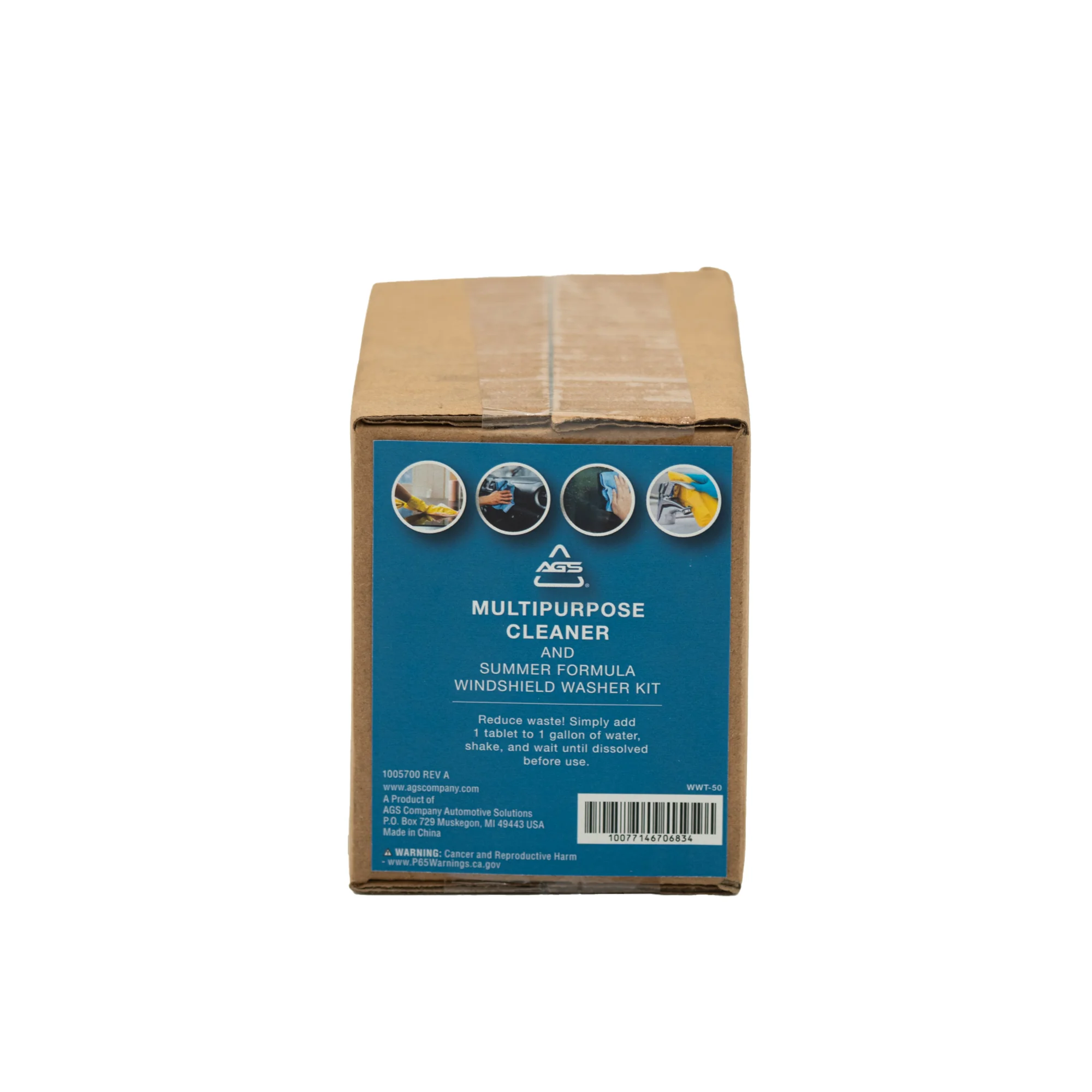 Windshield Wash Tabs, Concentrated, 50 pouches